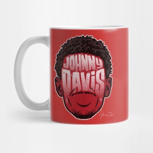Johnny Davis Washington Player Silhouette Mug